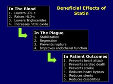 Beneficial Effects of Statin
